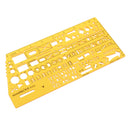 1 Piece Multifunction Plastic Markings Technical Drawing Template Stencil 1:50000 Plotting Scale