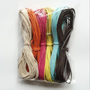 6 Pieces Cotton Wax Cords Thread for DIY Bracelet Jewelry Making 10Meter