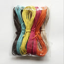 6 Pieces Cotton Wax Cords Thread for DIY Bracelet Jewelry Making 10Meter