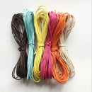 6 Pieces Cotton Wax Cords Thread for DIY Bracelet Jewelry Making 10Meter