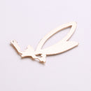 5 Pieces 3D Alloy Flat Back Rhinestone Cabochon Angle for DIY Phone Decoration