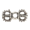 20 Pieces Retro Tibetan Silver Pestle Cross Pendant Spacer Beads DIY Accessories
