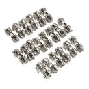 20 Pieces Retro Tibetan Silver Pestle Cross Pendant Spacer Beads DIY Accessories