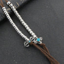 10 Pieces Charms Pendants Cross Knot Tibetan Silver Jewelry Making DIY Bracelet