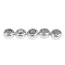 100 Pieces Vintage Tibetan Silver Spacers and Stopper Beads for Snake Chain Charm Bracelets 6mm