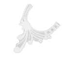 Fashionable Floral Lace Collar Applique Embroidered Sewing Trims Patches for Bridal Wedding Costume Dolls DIY White