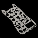 Metal Hollow Bookmark Drawing Ruler Hand Account Notebook Graffiti Accessories