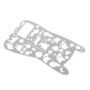 Metal Hollow Bookmark Drawing Ruler Hand Account Notebook Graffiti Accessories