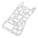 Metal Hollow Bookmark Drawing Ruler Hand Account Notebook Graffiti Accessories