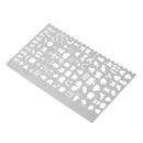 Decorative Life Symbol Graphics Painting Stencils Ruler for Scrapbooking Card DIY Crafts