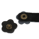 Women Girls Handbag Replacement Cellphone Case Making Plum Flower Buckles Sewing Craft Project DIY 5 Sets Black
