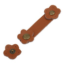 Women Girls Handbag Replacement Cellphone Case Making Plum Flower Buckles Sewing Craft Project DIY 5 Sets Khaki