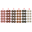 5 Sets Magnetic Buttons Clasp Snap For Sewing Craft Purse Bag Clothes Scrapbooking DIY Embellishments Pink