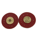 5 Sets Magnetic Buttons Clasp Snap For Sewing Craft Purse Bag Clothes Scrapbooking DIY Embellishments Red