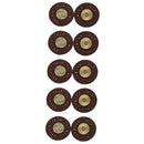 5 Sets Magnetic Buttons Clasp Snap For Sewing Craft Purse Bag Clothes Scrapbooking DIY Embellishments Coffee