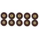 5 Sets Magnetic Buttons Clasp Snap For Sewing Craft Purse Bag Clothes Scrapbooking DIY Embellishments Coffee