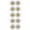 5 Sets Magnetic Buttons Clasp Snap For Sewing Craft Purse Bag Clothes Scrapbooking DIY Embellishments White