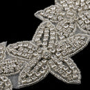 Wedding Rhinestone Applique for Bridal Belt Hair Accessories Decor