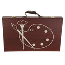 82 Pieces Art Creativity Set Supplies in Wooden Case for Kids Drawing Painting