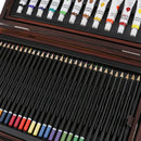 126Pieces Art Craft Supplies Set in Wood Box for Kids Drawing and Painting