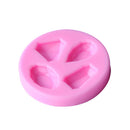 2 Pieces Silicone Mold for Jewelry Diamond Making DIY Fondant Chocolate Cup Cake