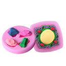 2 Pieces Silicone Mold for Jewelry Diamond Making DIY Fondant Chocolate Cup Cake