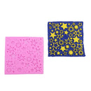 1 Piece Stars Design Silicone Mold for Cake Fondant Sugar Baking Diamond Decor