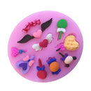 Silicone Chocolate Cookies Mold 10 Shape Fondant Baking Pastry Tools for Cakes Decorating