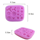Gear Screws Shape Silicone Fondant Cake Mould Sugar Craft Decorating Mold Cake Modeling Tools