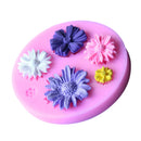 Sunflower Shape Silicone Fondant Cake Mould Sugar Craft Decorating Mold Cake Modeling Tools