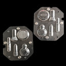 Plastic 3D Cosmetic Shape Fondant Cake Mold Baking Accessories Chocolate Jewelry Mold with Magnet
