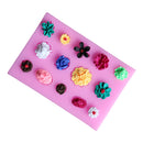 Mini Flower Silicone Fondant Cake Mould Sugar Craft Decorating Mold Cake Modeling Tools