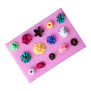 Mini Flower Silicone Fondant Cake Mould Sugar Craft Decorating Mold Cake Modeling Tools