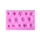 Mini Flower Silicone Fondant Cake Mould Sugar Craft Decorating Mold Cake Modeling Tools