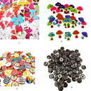 50 Pieces Wooden Assorted Dog Cartoon Buttons 2-Hole Embellishments Crafts Sewing