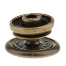 20 Sets/lot Brass Metal Snap Buttons DIY No Sewing Press Studs Buttons Snaps Fastener Popper