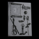 Mixed Transparent Rubber Stamp Seal Block for Card Making Scrapbooking DIY Album
