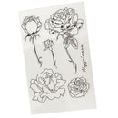 Flowers Silicone Clear Stamp Transparent Seal DIY Diary Scrapbooking Album Note