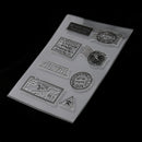 Postmark Theme Silicone Rubber Clear Stamp Cling Seal Scrapbooking Diary Card DIY Craft