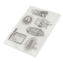 Transparent Landmark building Rubber Stamp Seal Block for Card Making Scrapbooking DIY Album
