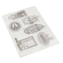 Transparent Landmark building Rubber Stamp Seal Block for Card Making Scrapbooking DIY Album