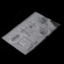 Transparent Landmark building Rubber Stamp Seal Block for Card Making Scrapbooking DIY Album