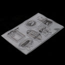 Transparent Landmark building Rubber Stamp Seal Block for Card Making Scrapbooking DIY Album