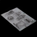 Transparent Landmark building Rubber Stamp Seal Block for Card Making Scrapbooking DIY Album