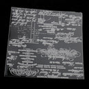 Clear Rubber Stamp Transparent Sheet Cling English Decor Script Scrapbooking DIY Diary Album Card