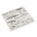 Clear Rubber Stamp Transparent Sheet Cling English Decor Script Scrapbooking DIY Diary Album Card