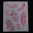 Silicone Clear Stamp Flower Theme Transparent Seal DIY Diary Scrapbooking Album Note