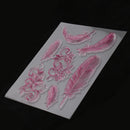 Silicone Clear Stamp Flower Theme Transparent Seal DIY Diary Scrapbooking Album Note