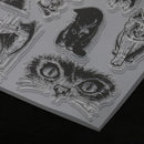 Crystal Rubber Stamp Seal Cat Theme for Card Making Scrapbooking DIY Album Decor