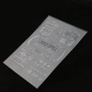 Motto Theme Silicone Rubber Clear Stamp Cling Seal Scrapbooking Diary Card DIY Craft